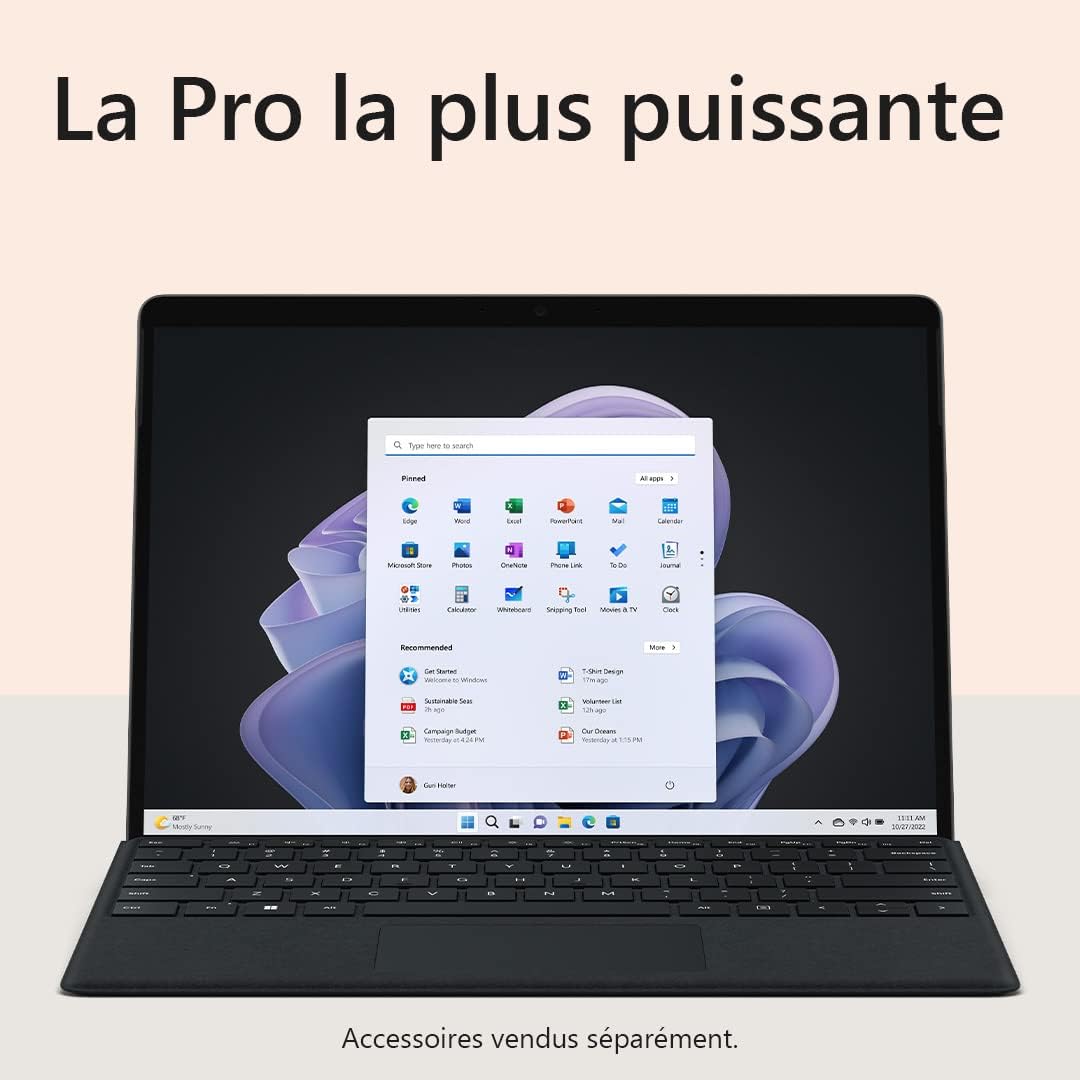 Tablette PC Microsoft Surface Pro 9 + clavier + stylet