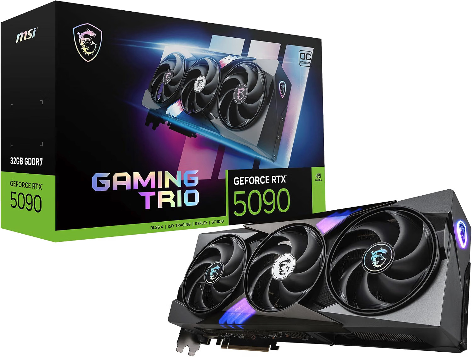 Carte graphique RTX 5090 32G MSI GAMING TRIO OC