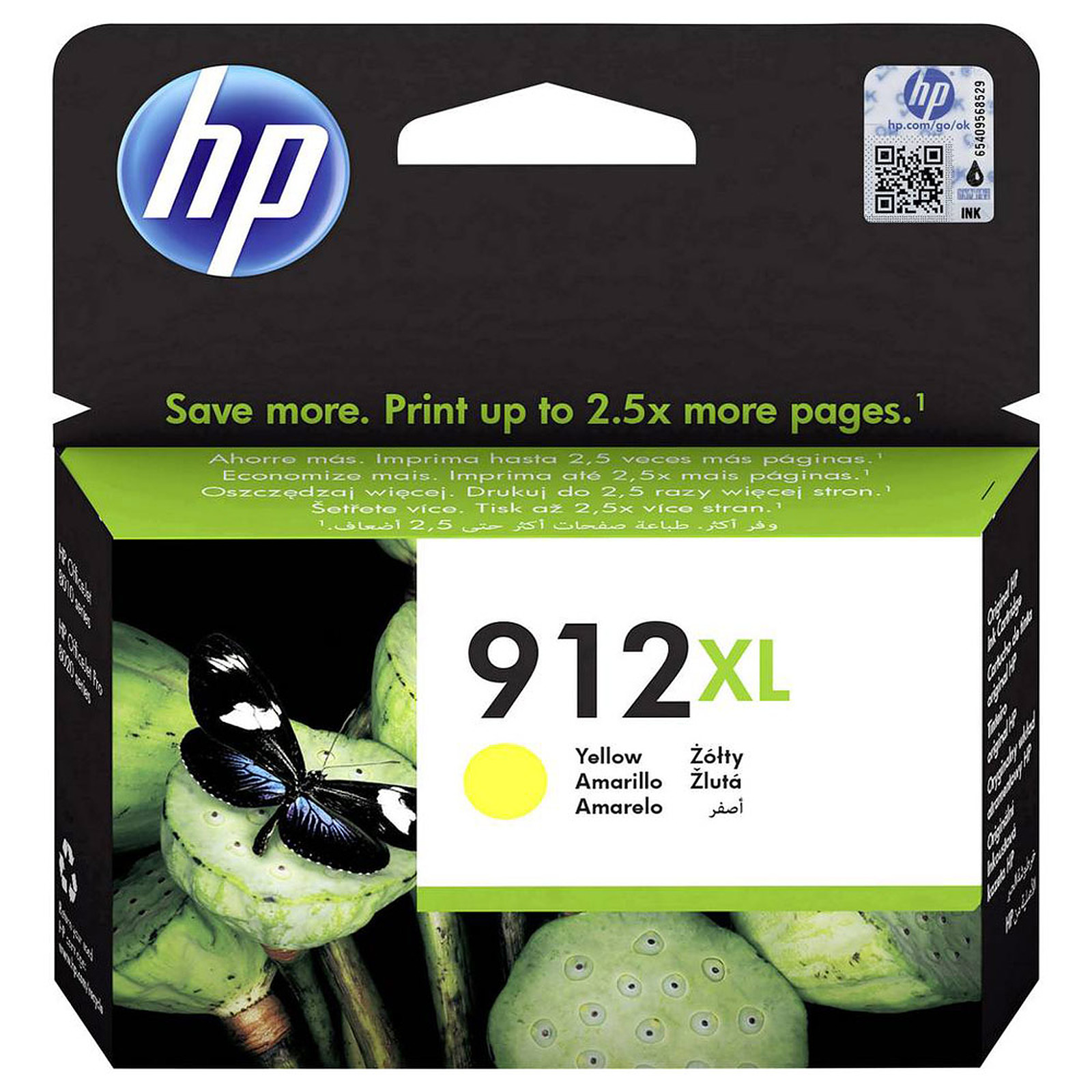 Cartouche HP 912 XL Couleur (jaune, cyan ou magenta)