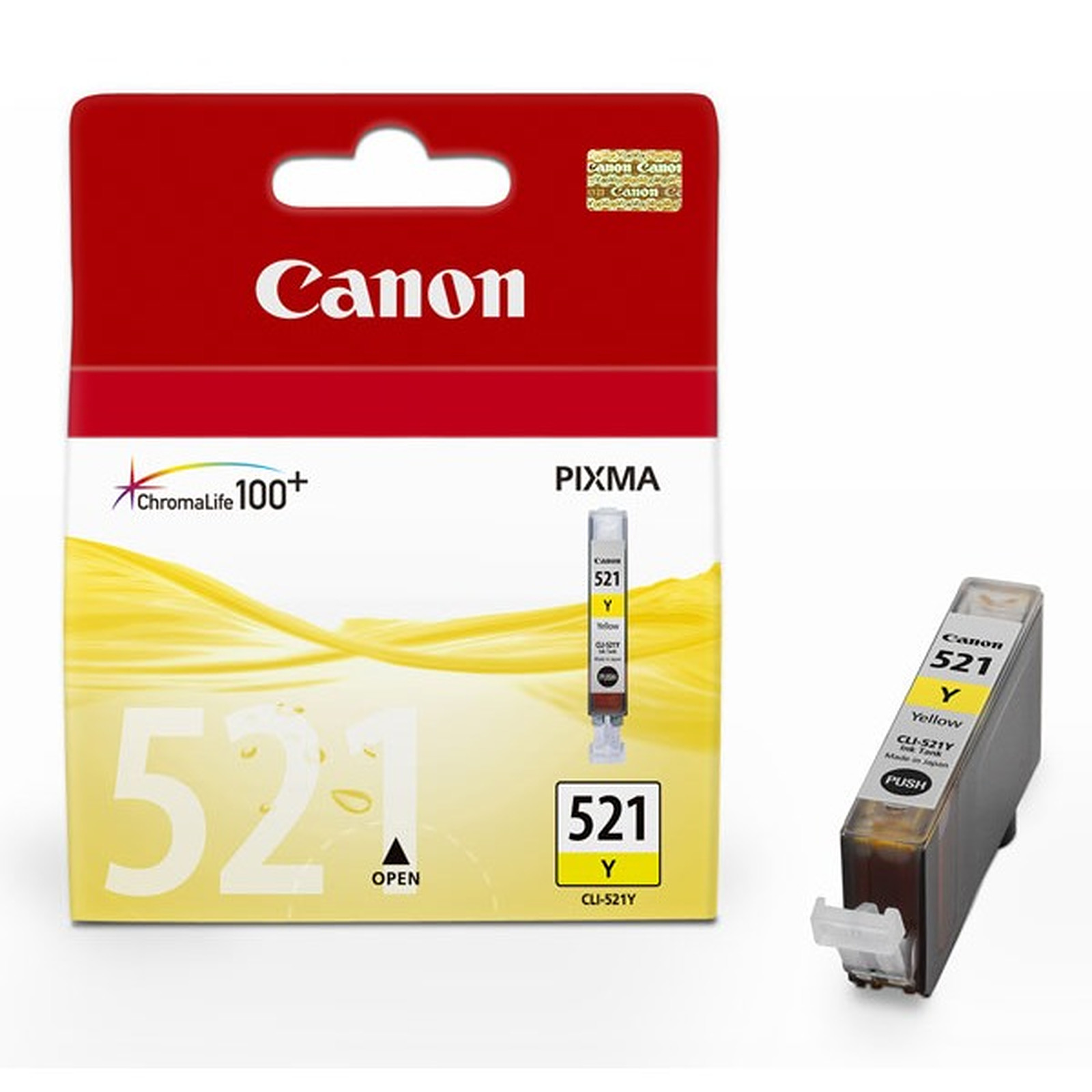 Cartouche CANON 521 couleur (jaune ou cyan ou magenta)