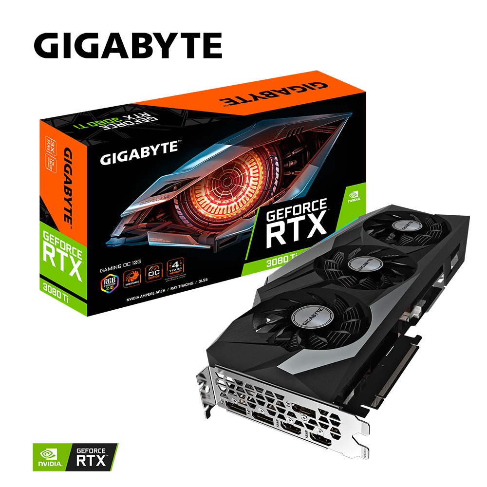 Carte graphique GIGABYTE RTX 3080 Ti GAMING OC 12G (LHR) Recdt