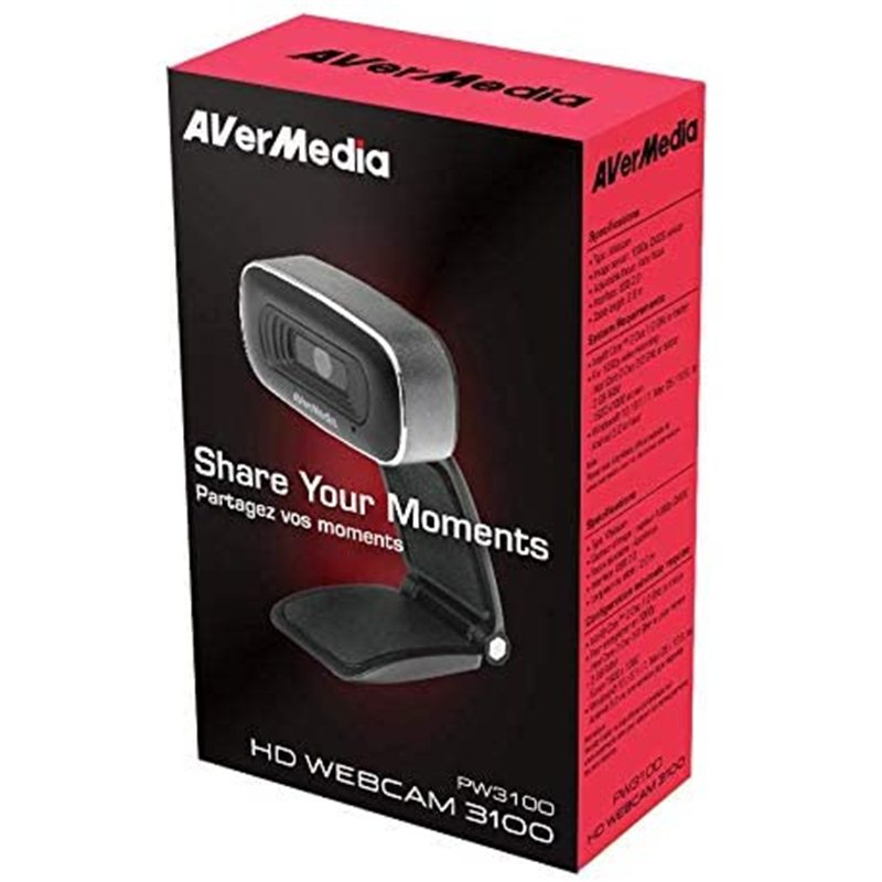 Webcam FHD AVERMEDIA PW3100 1080P