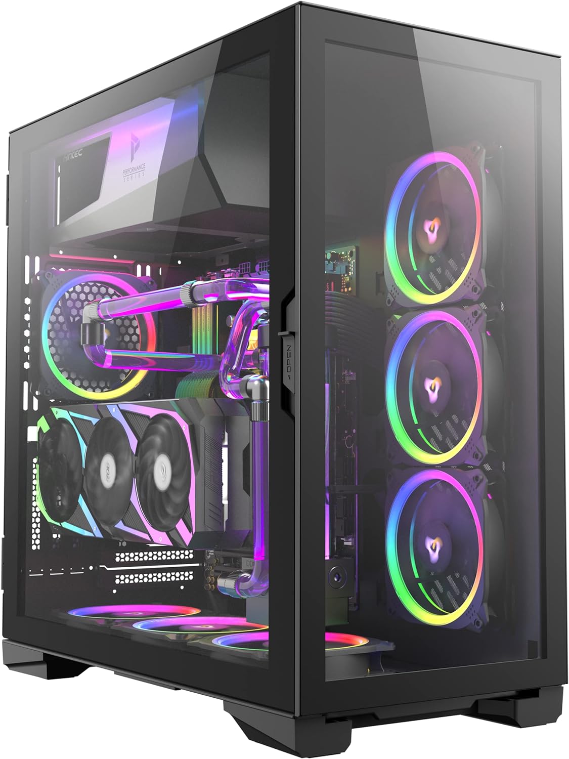 Boitier PC Moyen-tour ANTEC P120 Crystal