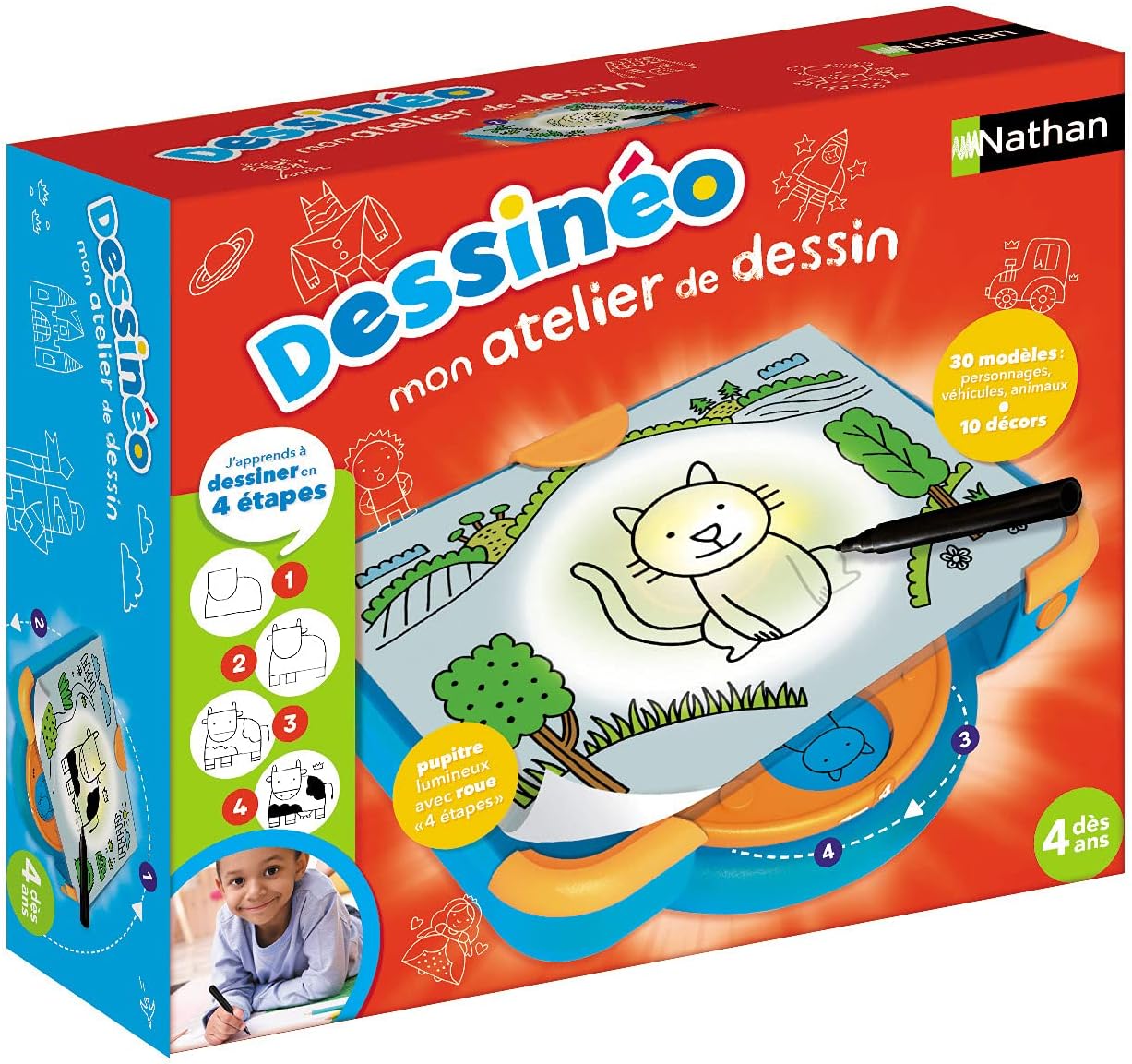 Tablette lumineuse éducative pr dessin NATHAN