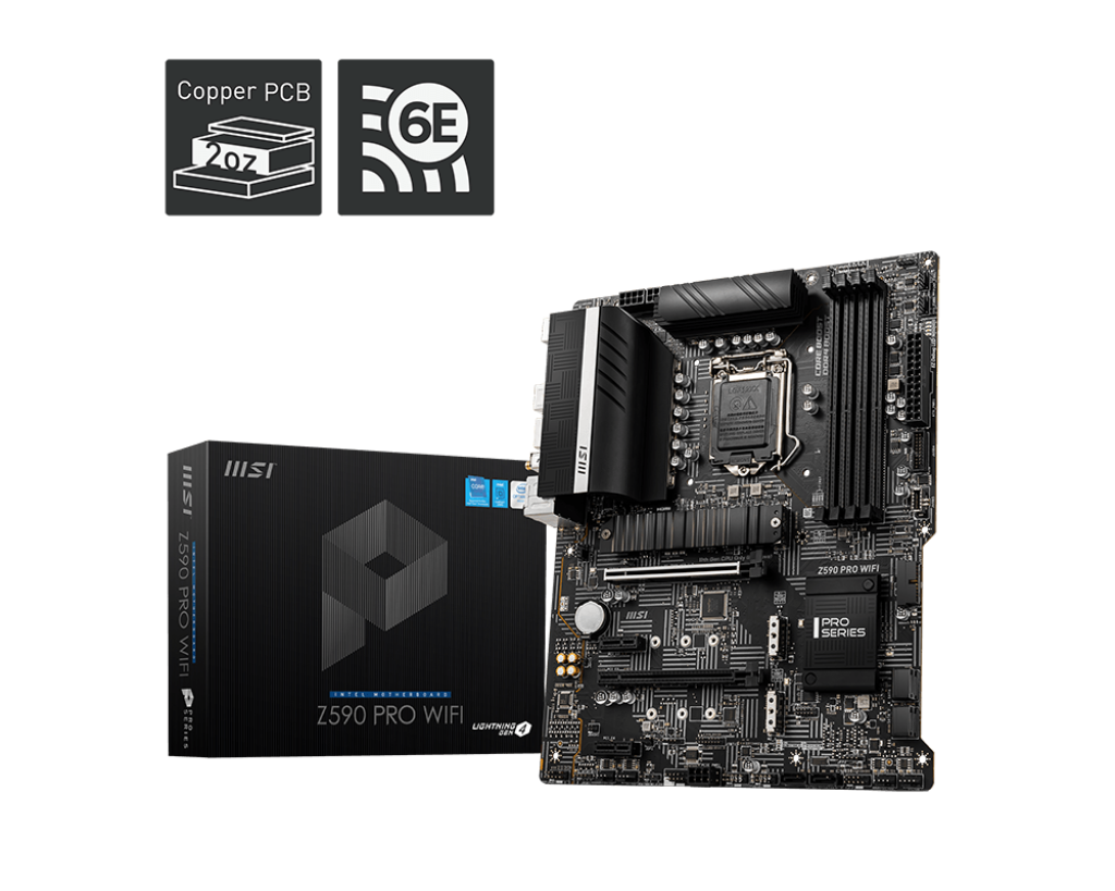 Carte mère DDR4 MSI Z590 PRO WIFI