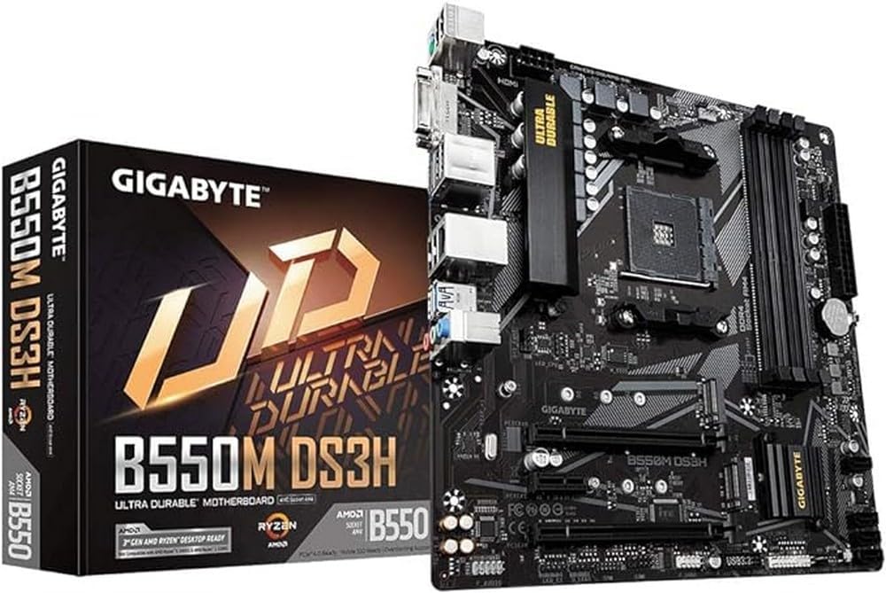 Carte mère DDR4 GIGABYTE B550M-DS3H