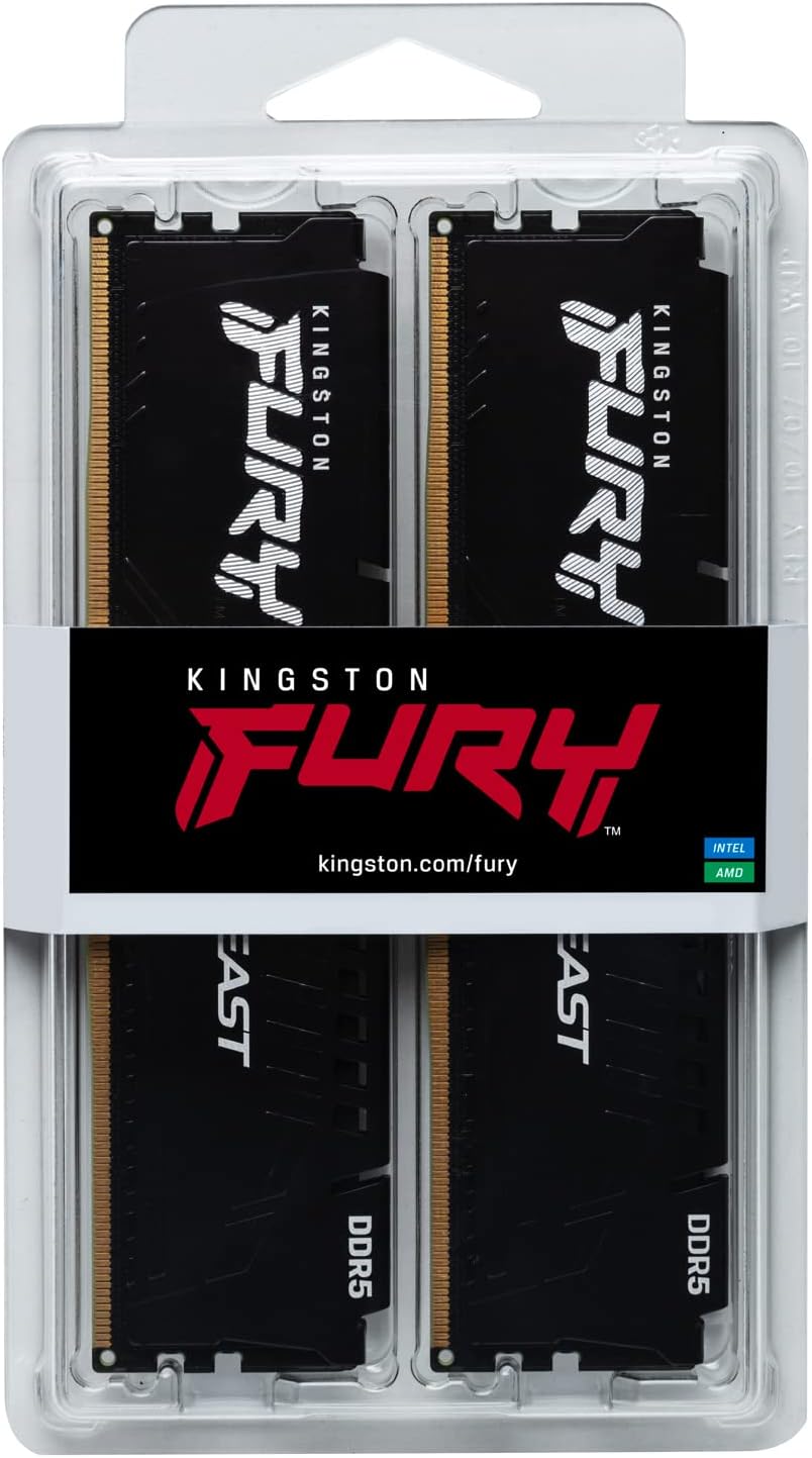 RAM 16Go (2x8) DDR5 KINGSTON Fury Beast 5600MHz