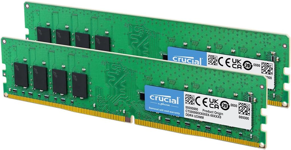 RAM 16Go (2x8) DDR4 CRUCIAL 2400 Mhz DIMM