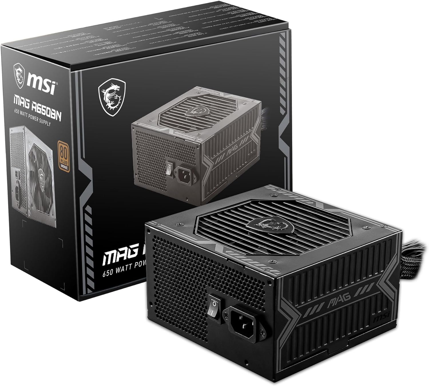 Alimentation 650W MSI MAG 80 Plus Bronze