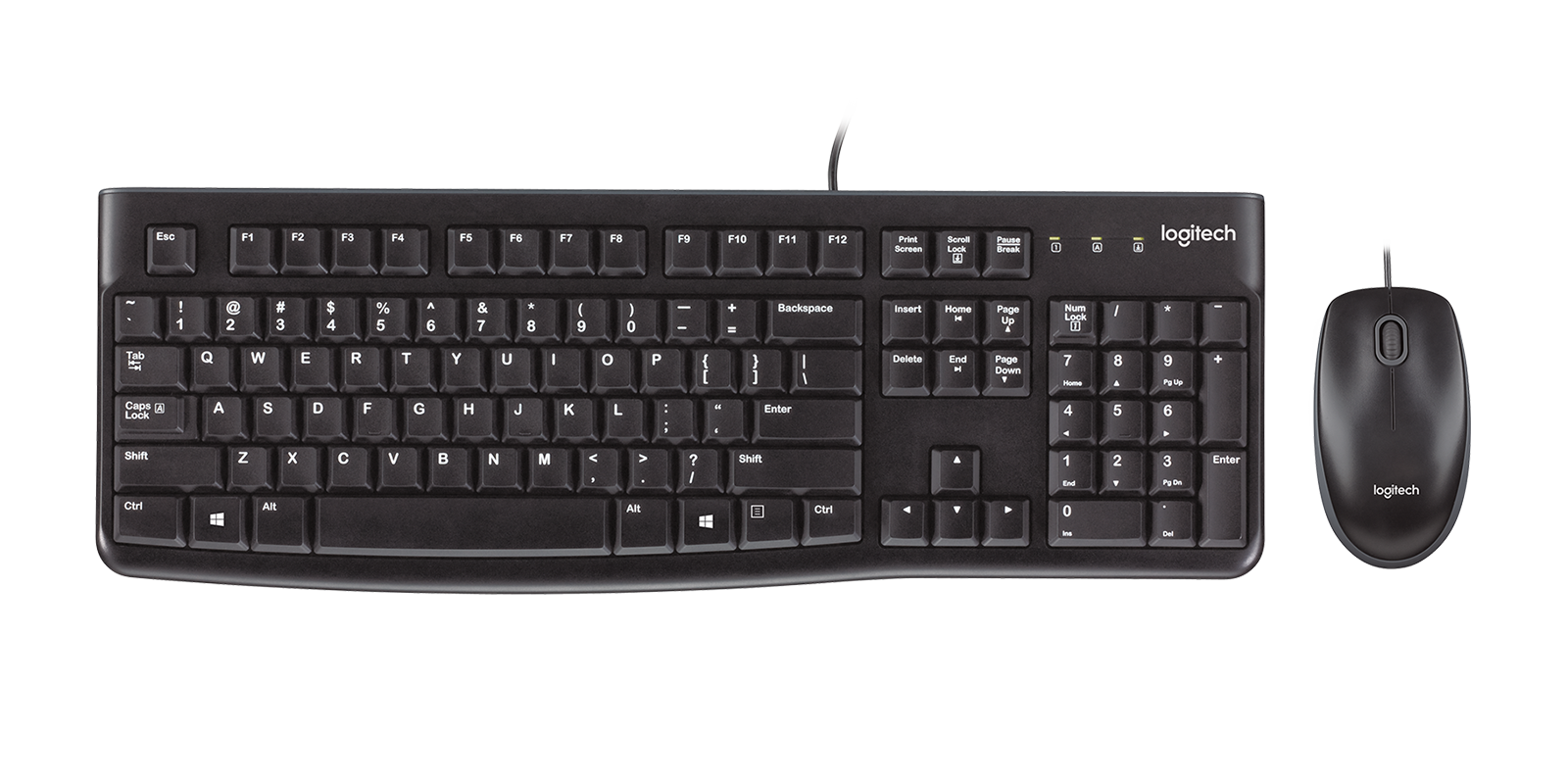 Combo clavier/souris filaires LOGITECH MK120