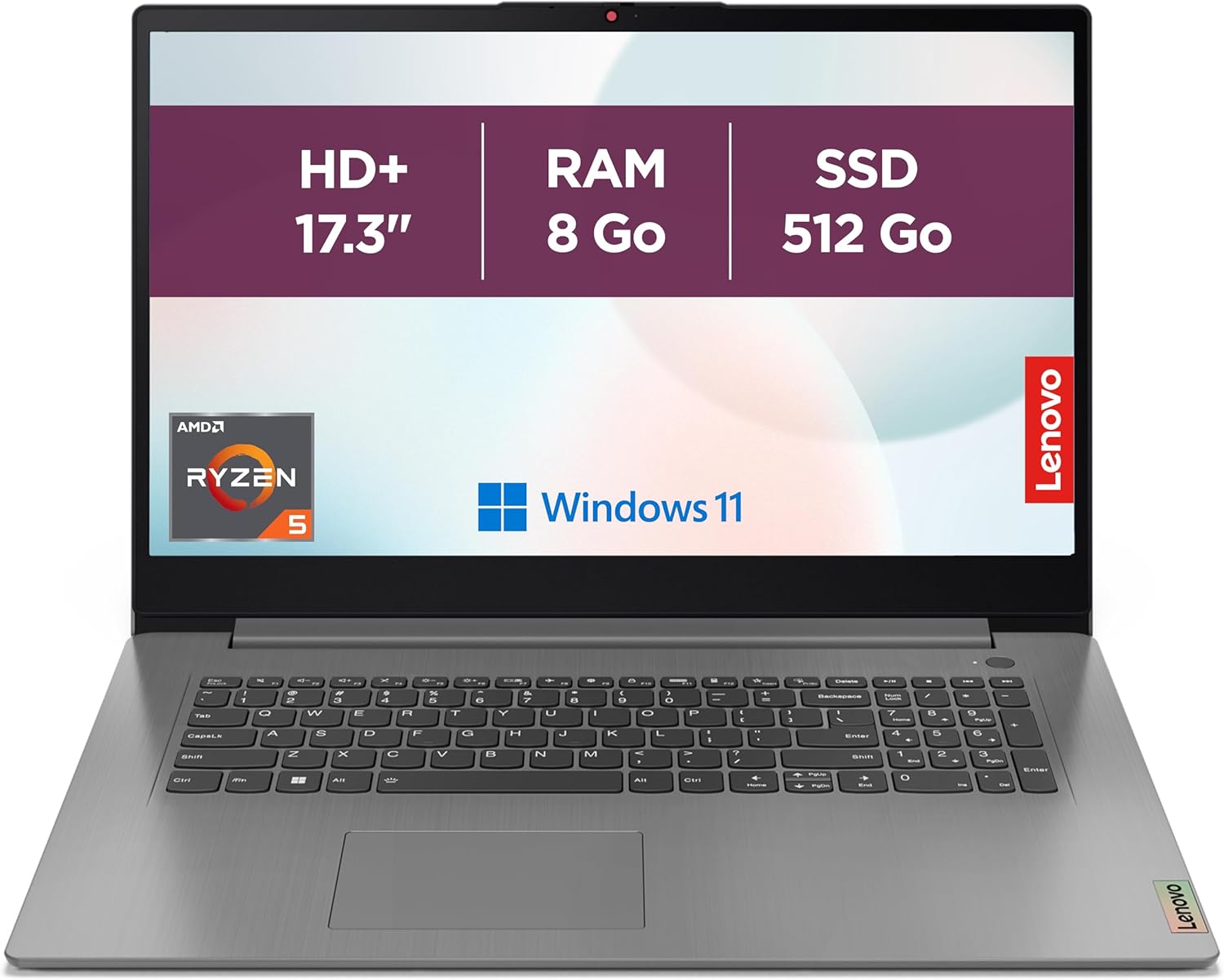 PC Portable 17.3 LENOVO ideapad 3 17ABA7 (8Go+512 SSD)