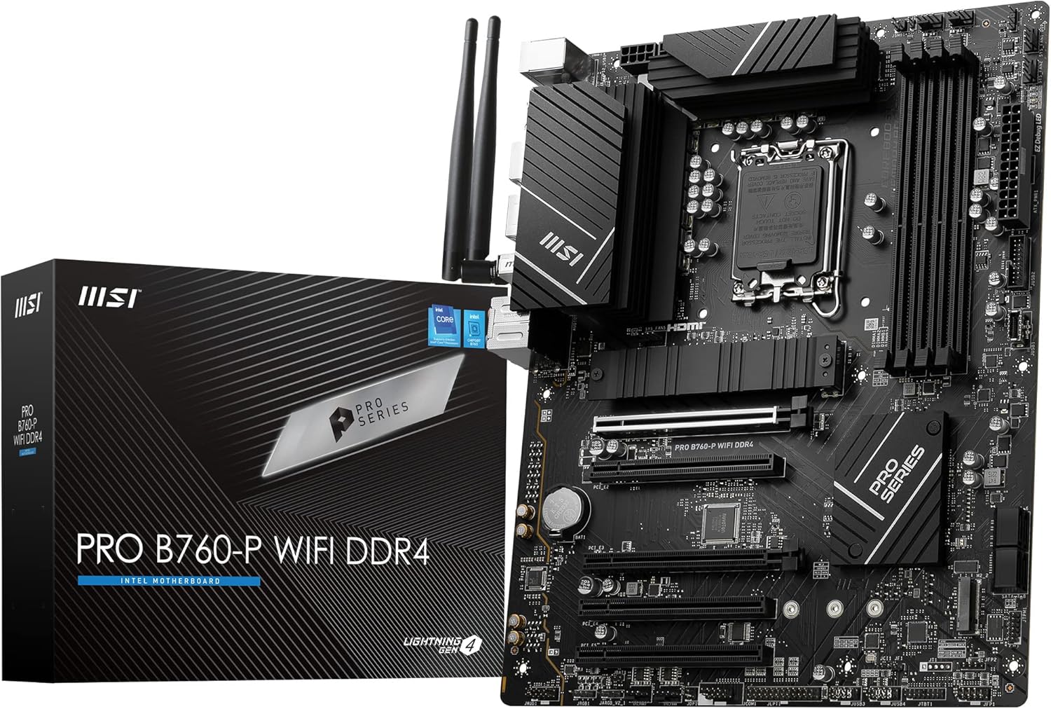 Carte mère DDR4 MSI B760M-P PRO WIFI