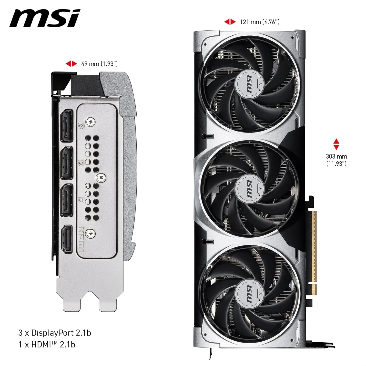 Carte graphique MSI RTX 5070 Ventus X3 OC 12G
