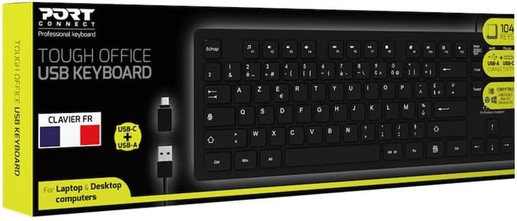 Clavier filaire PORT CONNECT Tough Office