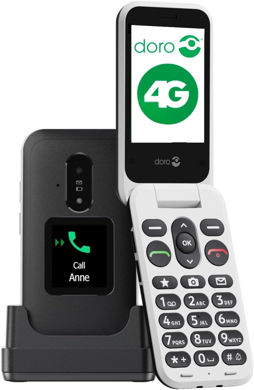 Téléphone mobile à clapet 4G DORO Leva E30