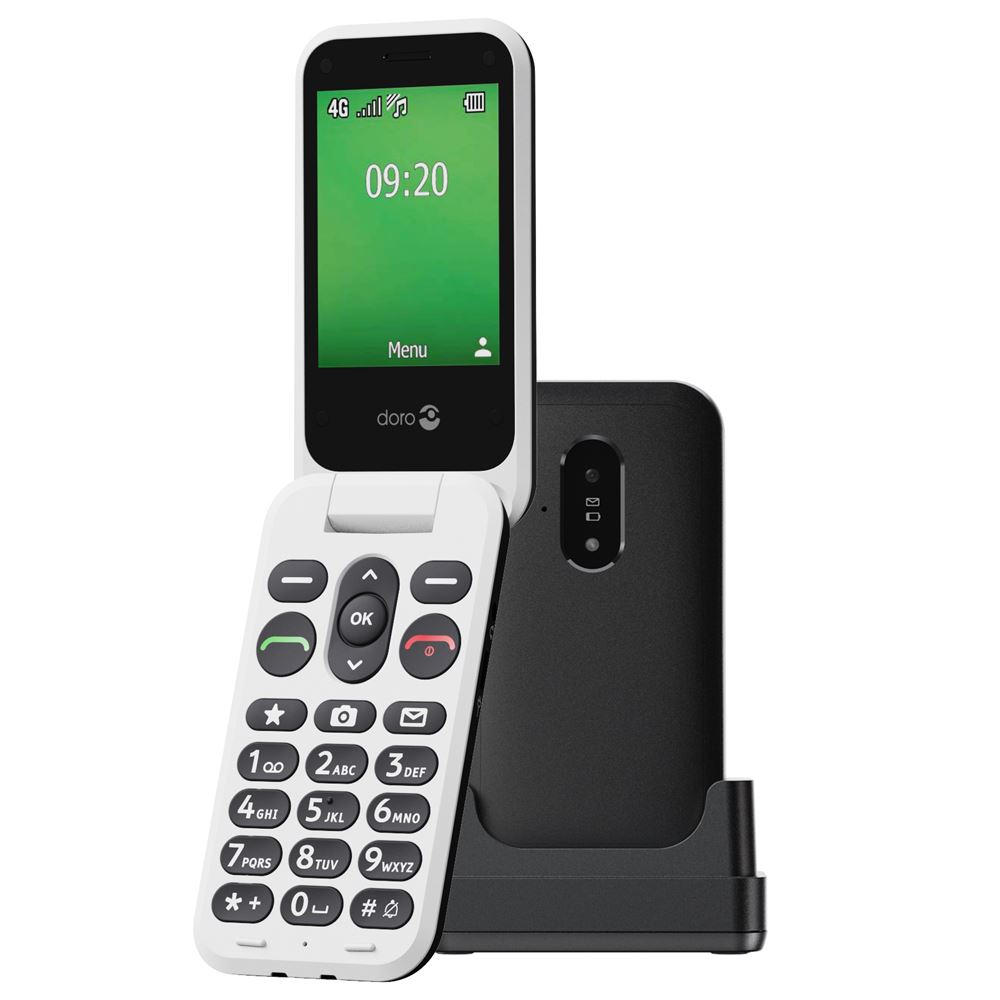 Téléphone mobile à clapet 4G DORO Leva E22