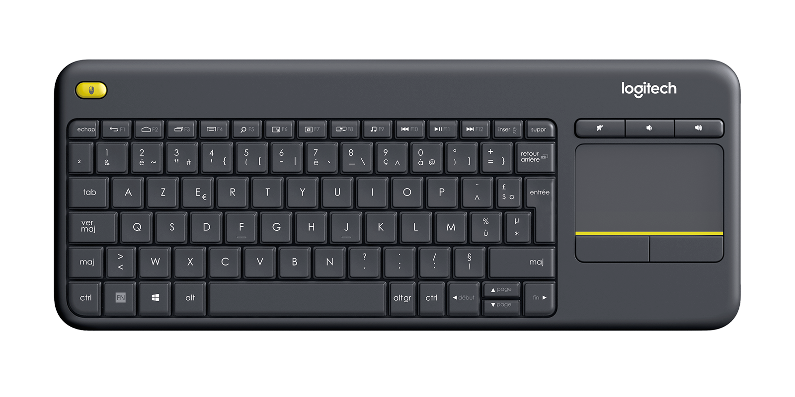 Clavier sans fil LOGITECH K400 Plus