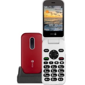 Téléphone mobile à clapet 3G DORO 6620 Gris Anthracite