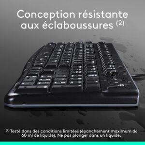 Combo clavier/souris filaires LOGITECH MK120