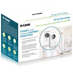 CPL D-LINK 1000 Mbps DHP-P601AV Pack de 2