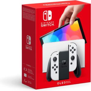 Console jeux NINTENDO Switch OLED + station d'accueil + manette Joy-Con