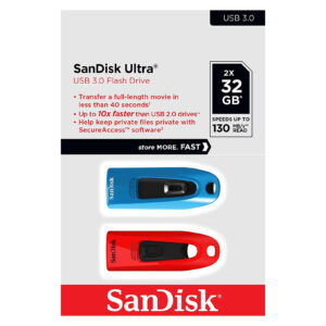 Clé USB 32 Go SANDISK Ultra 3.0 / lot de 2