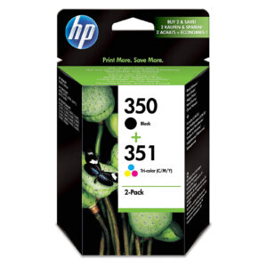 Cartouches HP 350 noire + 351 couleurs
