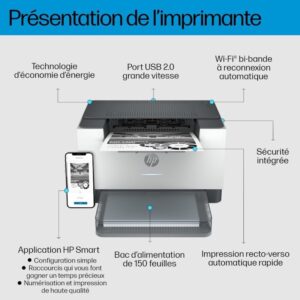 Imprimante multifonction LaserJet monochrome HP M209DW