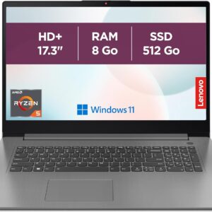 PC Portable 17.3 LENOVO ideapad 3 17ABA7 (8Go+512 SSD)