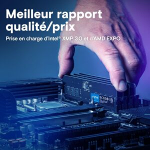 RAM 16Go DDR5 CRUCIAL Micron 4800Mhz CT16G48C40U5