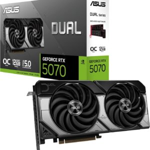 Carte graphique ASUS Dual GeForce RTX 5070 12GB GDDR7 OC Edition